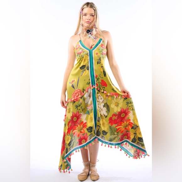 ARATTA FRENCH RIVIERA TASSELED DRESS